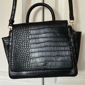 A New Day black faux croc purse